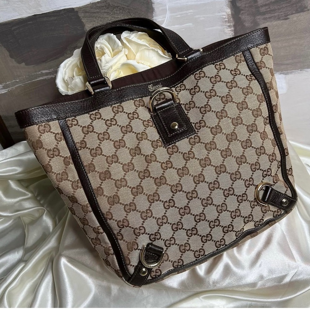 🌵Authentic Gucci Brown Monogram Tote Bag🌵